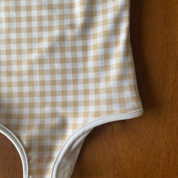 Gingham Print Swimsuit NWOT 18-24 months - Picture 4 of 5